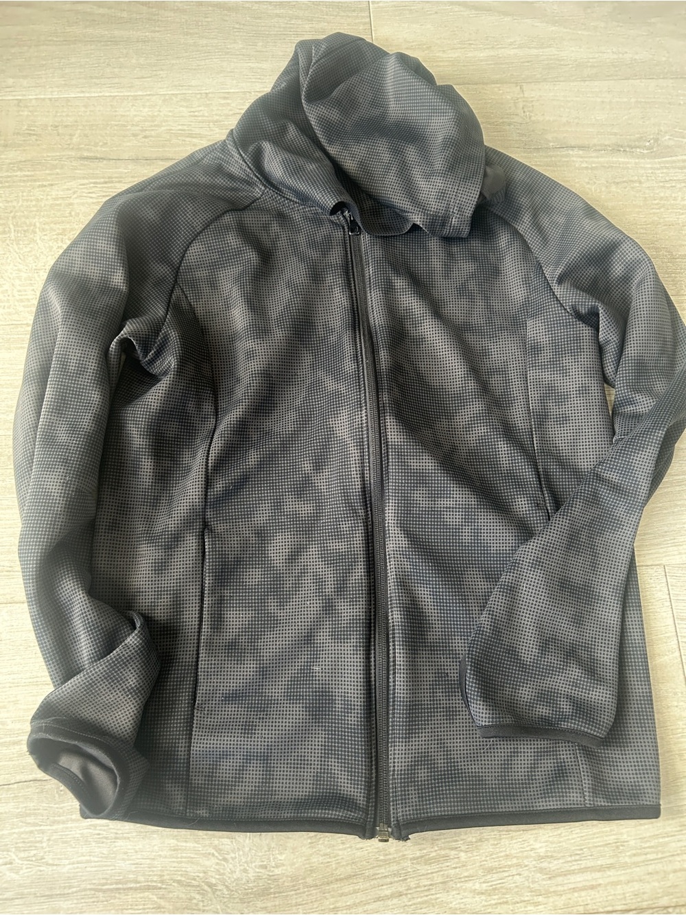 Uniqlo Sweater Gray Zip Up Hoodie